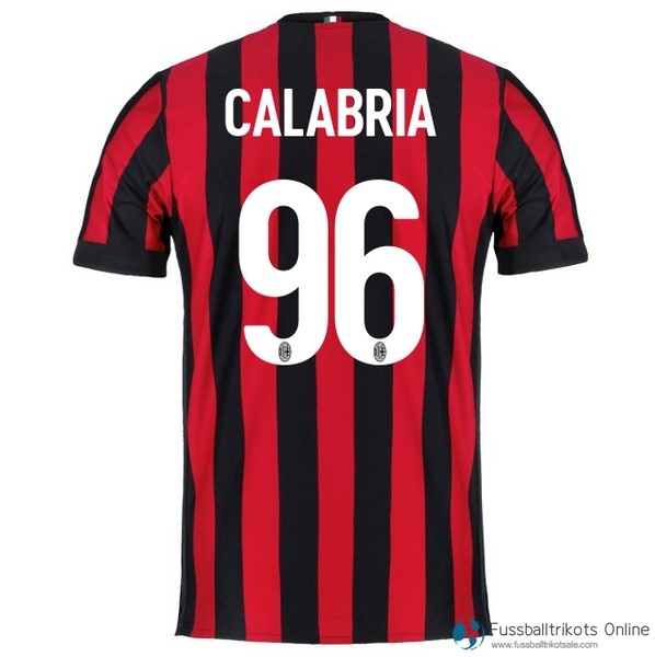 AC Milan Trikot Heim Galabria 2017-18 Fussballtrikots Günstig